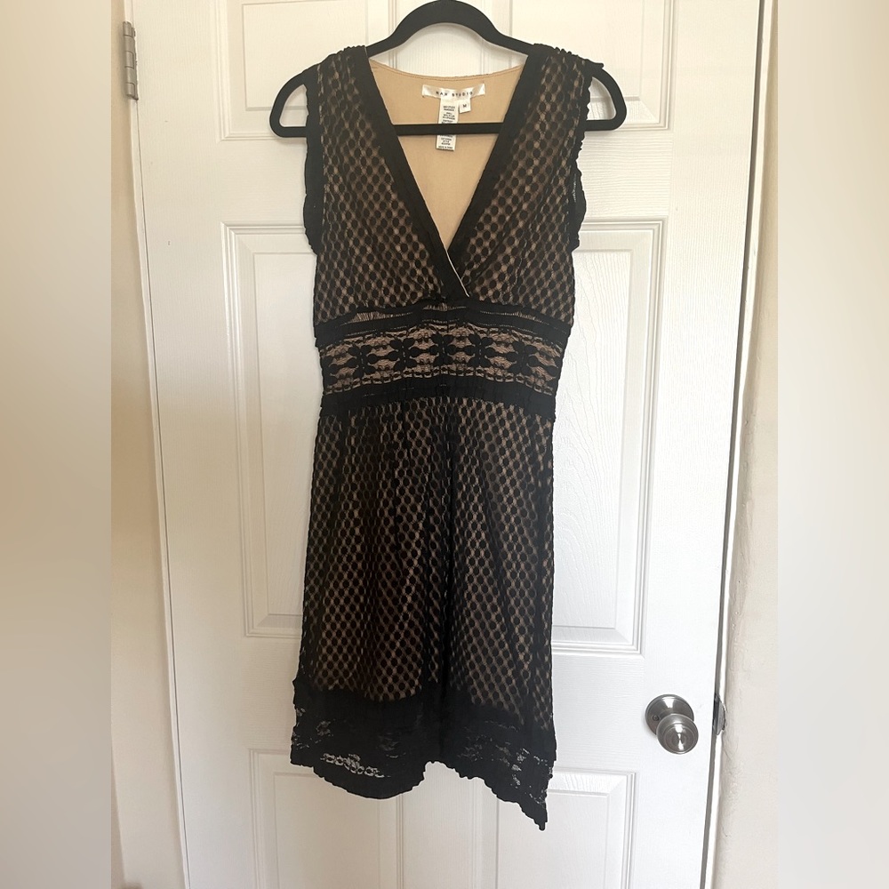 Max Studio Black Lace Dress